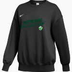 NOTRE DAME HIGH SCHOOL GREEN KNIGHTS <span class="pdp-name-mascot">NOTRE DAME GREEN KNIGHTS</span> Nike Women's Phoenix Fleece Oversized Pullover Crew Front Thumbnail
