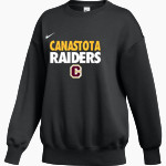 CANASTOTA HIGH SCHOOL RAIDERS <span class="pdp-name-mascot">CANASTOTA RAIDERS</span> Nike Women's Phoenix Fleece Pullover Crew Front Thumbnail