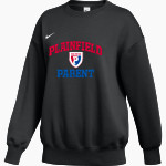 Plainfield Quakers <span class="pdp-name-mascot">Plainfield Quakers</span> Nike Women's Phoenix Fleece Pullover Crew Front Thumbnail