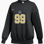 Building Champions Baseball <span class="pdp-name-mascot">Building Champions Baseball</span> Nike Women's Phoenix Fleece Pullover Crew Front Thumbnail