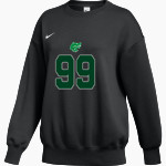 Vigor Wolves <span class="pdp-name-mascot">Vigor Wolves</span> Nike Women's Phoenix Fleece Oversized Pullover Crew Front Thumbnail