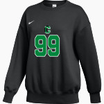 CLOVERDALE HIGH SCHOOL CLOVERS Nike Women's Phoenix Fleece Pullover Crew Front Thumbnail
