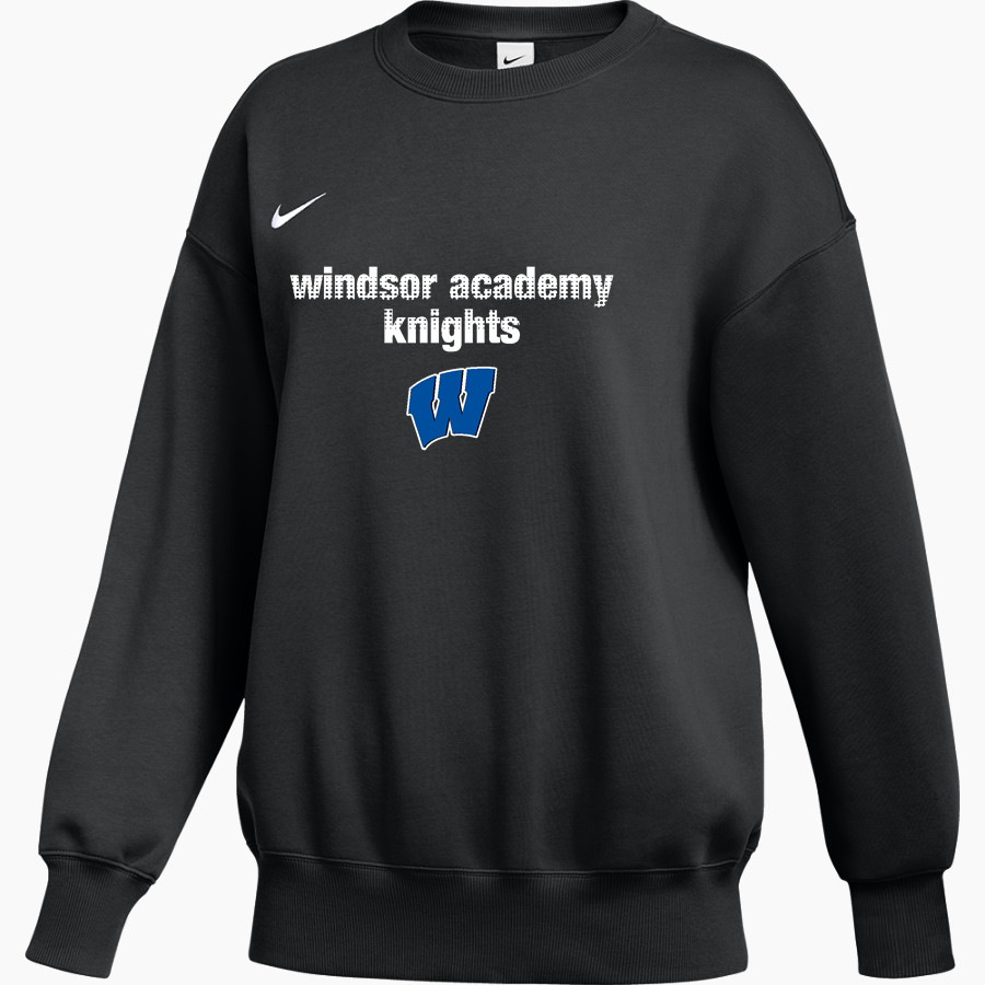 WINDSOR ACADEMY KNIGHTS <span class="pdp-name-mascot">WINDSOR ACADEMY KNIGHTS</span> Nike Women's Phoenix Fleece Pullover Crew
