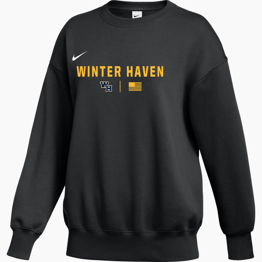 WINTER HAVEN HIGH SCHOOL BLUE DEVILS <span class="pdp-name-mascot">WINTER HAVEN BLUE DEVILS</span> Nike Women's Phoenix Fleece Oversized Pullover Crew