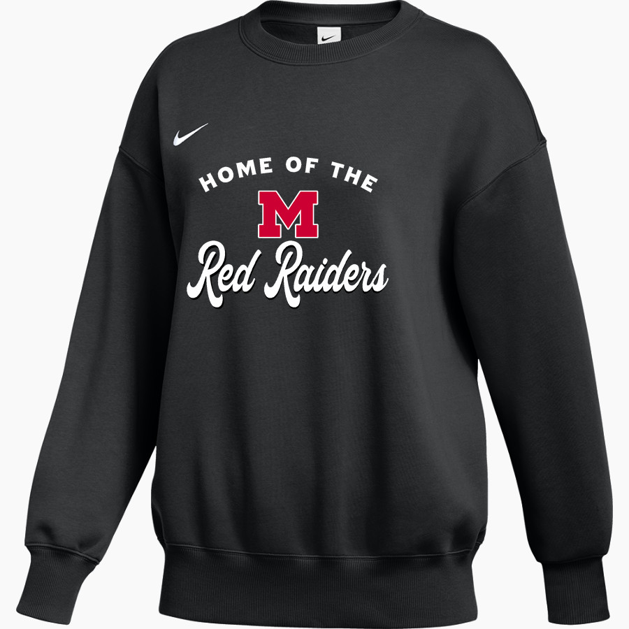 Marlette Red Raiders Nike Women's Phoenix Fleece Pullover Crew