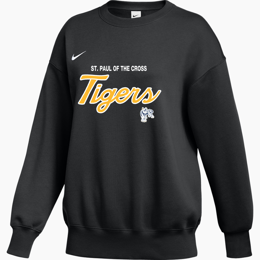 St. Paul of The Cross Tigers Nike Women's Phoenix Fleece Pullover Crew