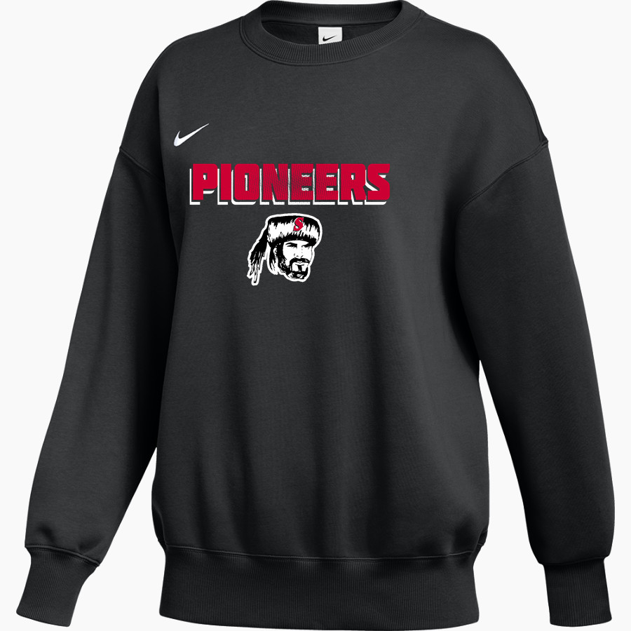 SEVASTOPOL HIGH SCHOOL PIONEERS <span class="pdp-name-mascot">SEVASTOPOL PIONEERS</span> Nike Women's Phoenix Fleece Oversized Pullover Crew