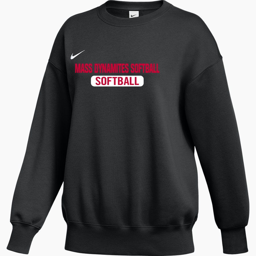 Mass Dynamites Softball Softball Nike Women's Phoenix Fleece Pullover Crew