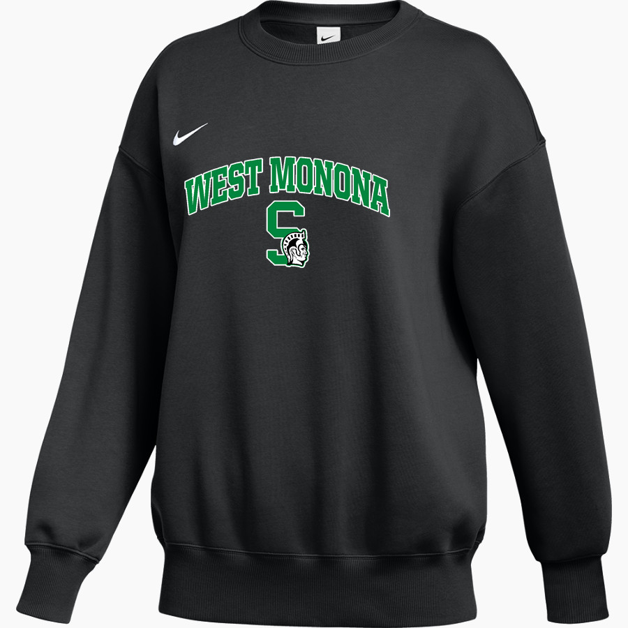WEST MONONA HIGH SCHOOL SPARTANS Nike Women's Phoenix Fleece Pullover Crew