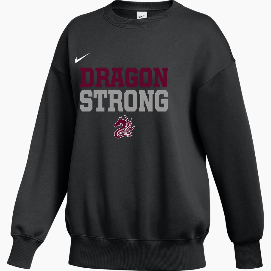 Math & Science Academy Dragons Nike Women's Phoenix Fleece Pullover Crew