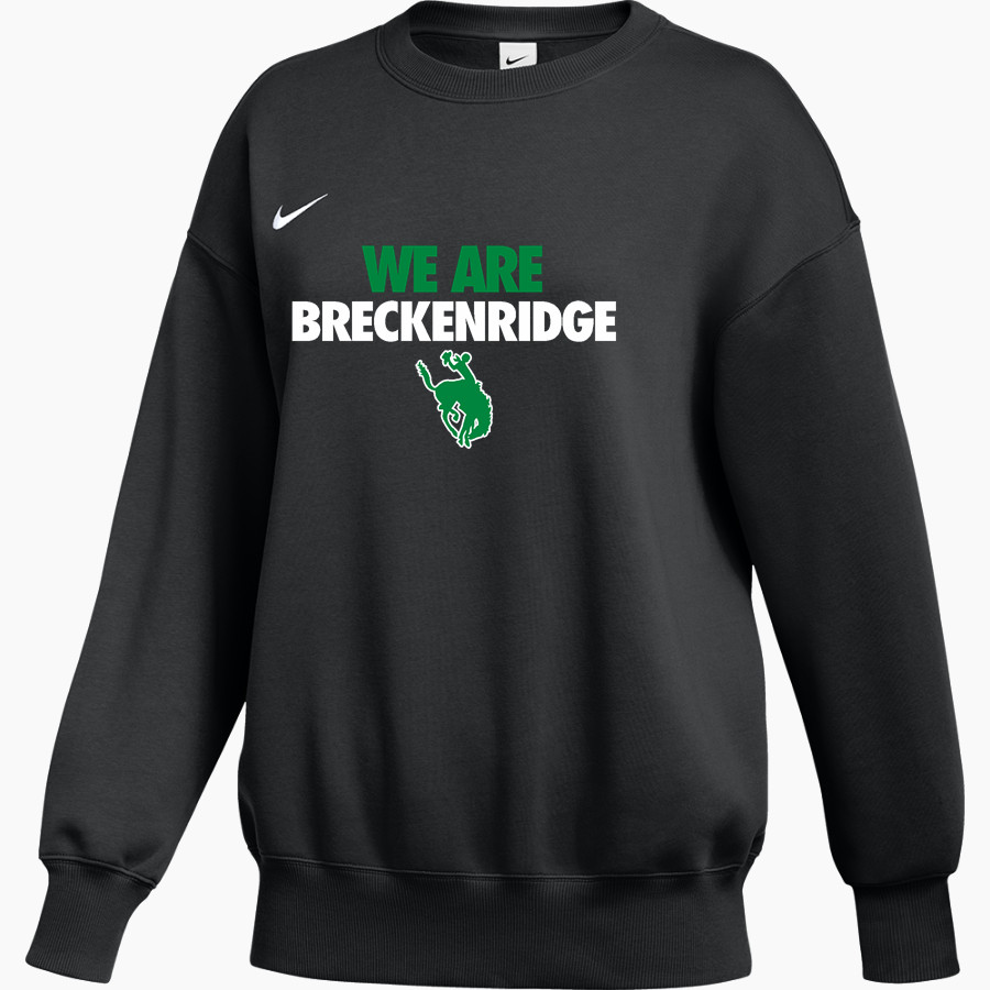 BRECKENRIDGE HIGH SCHOOL BUCKAROOS Nike Women's Phoenix Fleece Pullover Crew