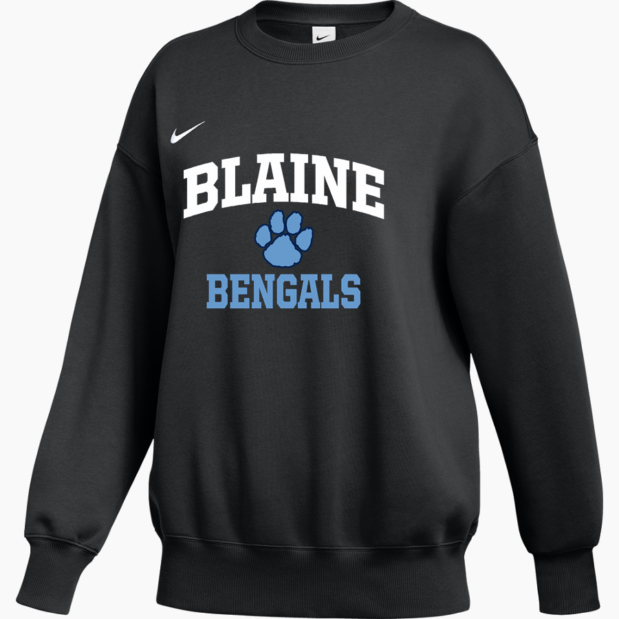 Blaine Bengals <span class="pdp-name-mascot">Blaine Bengals</span> Nike Women's Phoenix Fleece Pullover Crew