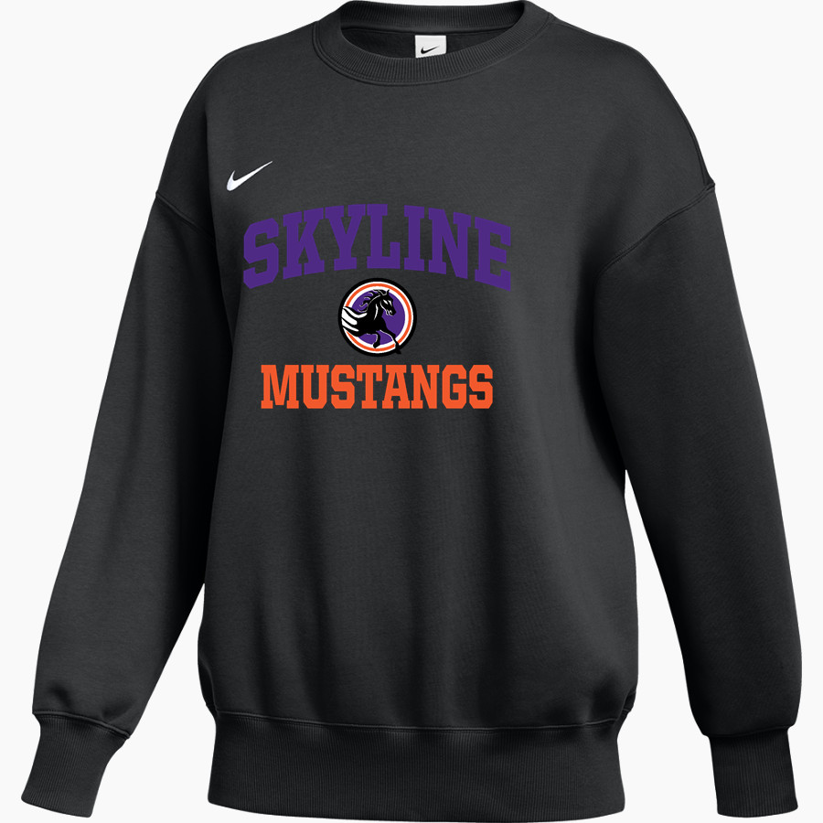 Skyline Gila River Mustangs <span class="pdp-name-mascot">Skyline Mustangs</span> Nike Women's Phoenix Fleece Pullover Crew