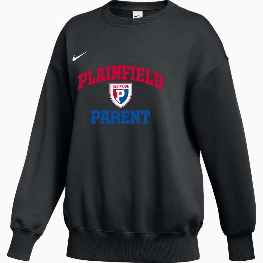 Plainfield Quakers <span class="pdp-name-mascot">Plainfield Quakers</span> Nike Women's Phoenix Fleece Pullover Crew