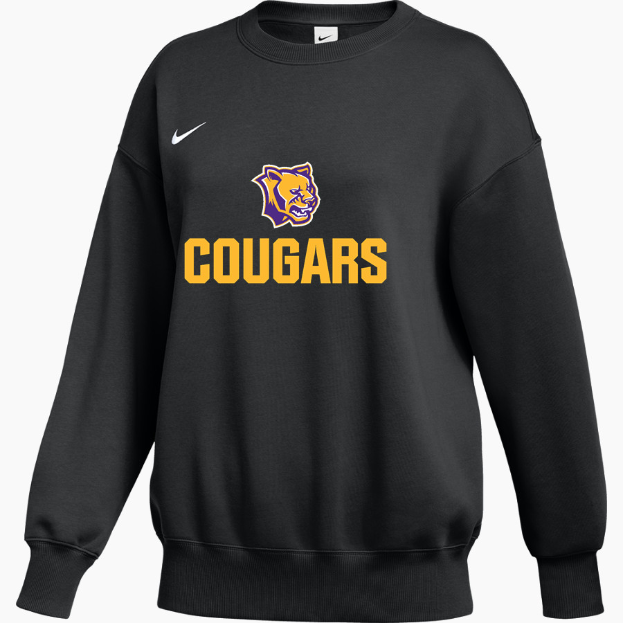 EDNA KARR HIGH SCHOOL COUGARS Nike Women's Phoenix Fleece Pullover Crew
