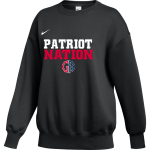 Germantown Academy Patriots <span class="pdp-name-mascot">Germantown Academy Patriots</span> Nike Women's Phoenix Fleece Oversized Pullover Crew Front Thumbnail