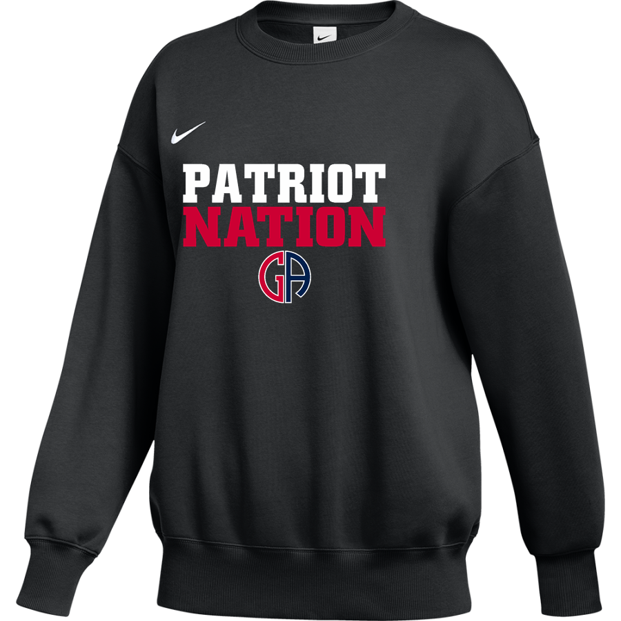 Germantown Academy Patriots <span class="pdp-name-mascot">Germantown Academy Patriots</span> Nike Women's Phoenix Fleece Oversized Pullover Crew