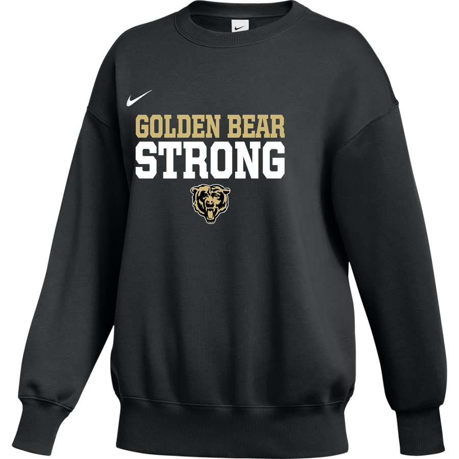 MAHANOY AREA JR./SR. HIGH SCHOOL GOLDEN BEARS <span class="pdp-name-mascot">MAHANOY JUNIOR SENIOR GOLDEN BEARS</span> Nike Women's Phoenix Fleece Oversized Pullover Crew