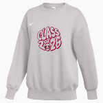 JOHNS CREEK HIGH SCHOOL GLADIATORS <span class="pdp-name-mascot">JOHNS CREEK GLADIATORS</span> Nike Women's Phoenix Fleece Oversized Pullover Crew Front Thumbnail