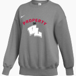 Valley Lutheran Flames <span class="pdp-name-mascot">Valley Lutheran High School Flames</span> Nike Women's Phoenix Fleece Pullover Crew Front Thumbnail