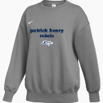 PATRICK HENRY HIGH SCHOOL REBELS <span class="pdp-name-mascot">PATRICK HENRY REBELS</span> Nike Women's Phoenix Fleece Pullover Crew Front Thumbnail