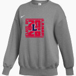 LAMAR HIGH SCHOOL TEXANS Nike Women's Phoenix Fleece Pullover Crew Front Thumbnail