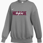 Hearne Eagles Nike Women's Phoenix Fleece Pullover Crew Front Thumbnail