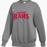 Lake Mary Rams <span class="pdp-name-mascot">Lake Mary Rams</span> Nike Women's Phoenix Fleece Pullover Crew Front Thumbnail