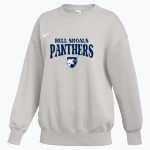 Bell Shoals Panthers <span class="pdp-name-mascot">Bell Shoals Panthers</span> Nike Women's Phoenix Fleece Oversized Pullover Crew Front Thumbnail