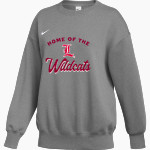 LOUISVILLE HIGH SCHOOL WILDCATS <span class="pdp-name-mascot">LOUISVILLE WILDCATS</span> Nike Women's Phoenix Fleece Pullover Crew Front Thumbnail