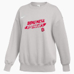 Benedictine University Mesa Redhawks <span class="pdp-name-mascot">Benedictine University Redhawks</span> Nike Women's Phoenix Fleece Oversized Pullover Crew Front Thumbnail