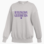BURLINGTON HIGH SCHOOL GRAYHOUNDS <span class="pdp-name-mascot">BURLINGTON GRAYHOUNDS</span> Nike Women's Phoenix Fleece Oversized Pullover Crew Front Thumbnail