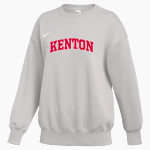 KENTON HIGH SCHOOL WILDCATS <span class="pdp-name-mascot">KENTON WILDCATS</span> Nike Women's Phoenix Fleece Oversized Pullover Crew Front Thumbnail