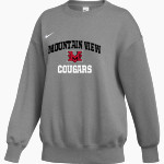 Mountain View Cougars <span class="pdp-name-mascot">Mountain View Cougars</span> Nike Women's Phoenix Fleece Pullover Crew Front Thumbnail