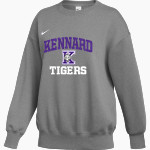 KENNARD HIGH SCHOOL TIGERS <span class="pdp-name-mascot">KENNARD TIGERS</span> Nike Women's Phoenix Fleece Pullover Crew Front Thumbnail