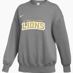 LEVERETTS CHAPEL HIGH SCHOOL LIONS Nike Women's Phoenix Fleece Pullover Crew Front Thumbnail