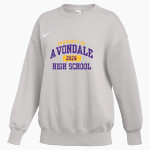 AVONDALE HIGH SCHOOL YELLOWJACKETS <span class="pdp-name-mascot">AVONDALE YELLOWJACKETS</span> Nike Women's Phoenix Fleece Oversized Pullover Crew Front Thumbnail