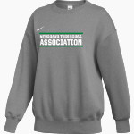 Nebraska Turfgrass Association Association Nike Women's Phoenix Fleece Pullover Crew Front Thumbnail