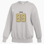 Goose Creek Gators <span class="pdp-name-mascot">Goose Creek Gators</span> Nike Women's Phoenix Fleece Oversized Pullover Crew Front Thumbnail