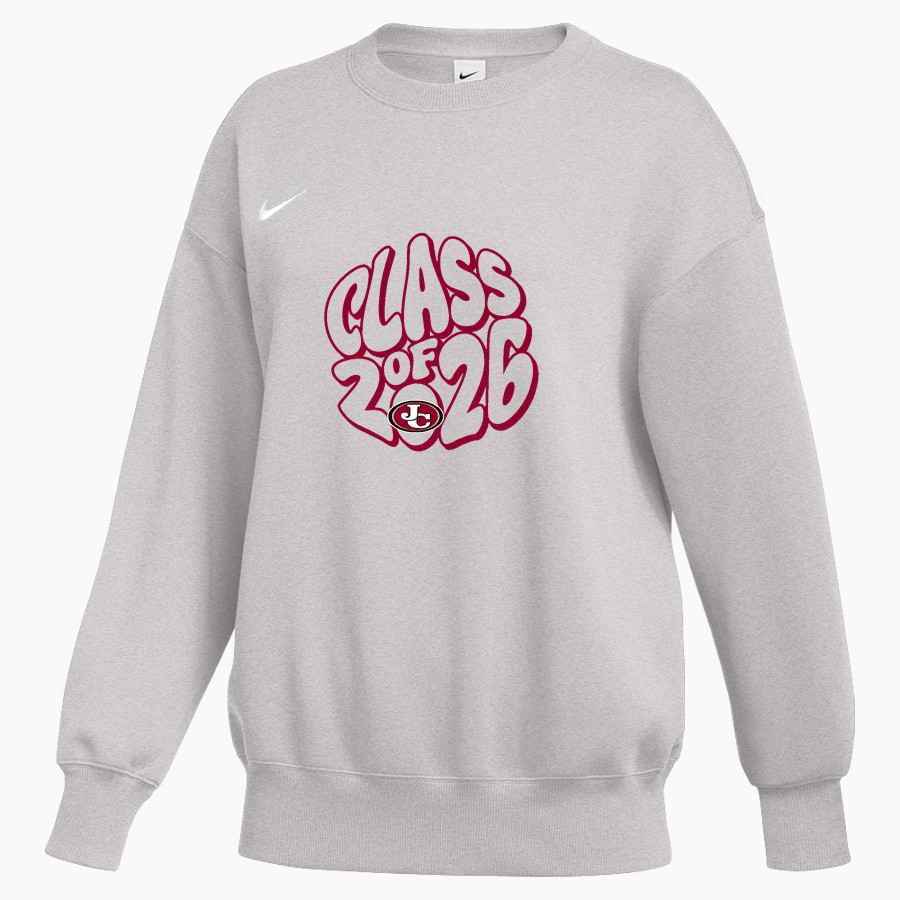 JOHNS CREEK HIGH SCHOOL GLADIATORS <span class="pdp-name-mascot">JOHNS CREEK GLADIATORS</span> Nike Women's Phoenix Fleece Oversized Pullover Crew