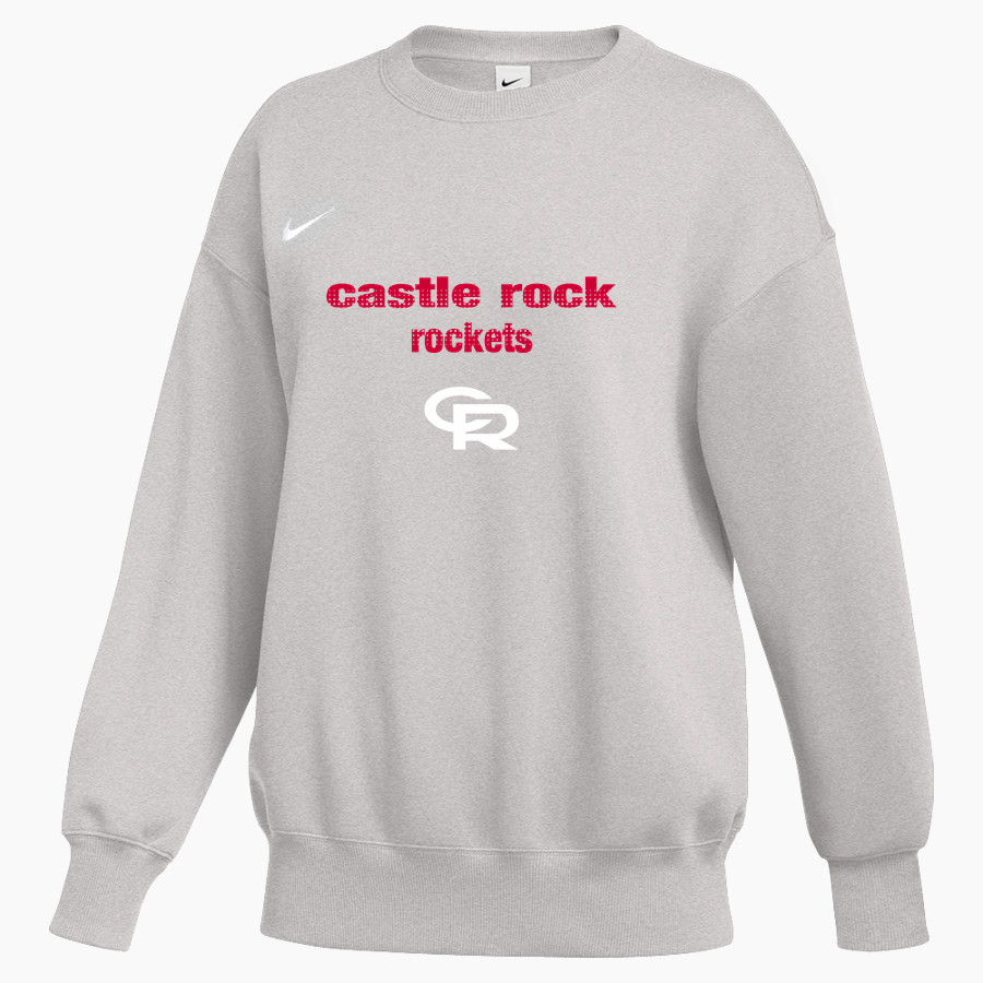 Castle Rock Rockets <span class="pdp-name-mascot">Castle Rock Rockets</span> Nike Women's Phoenix Fleece Oversized Pullover Crew