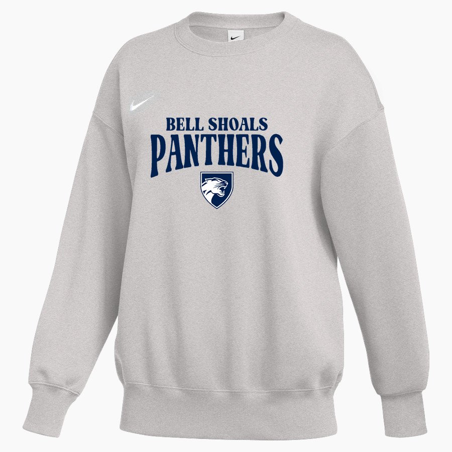 Bell Shoals Panthers <span class="pdp-name-mascot">Bell Shoals Panthers</span> Nike Women's Phoenix Fleece Oversized Pullover Crew
