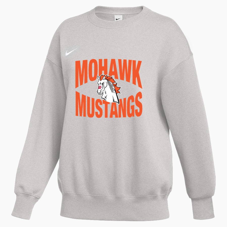 MOHAWK HIGH SCHOOL Mustangs <span class="pdp-name-mascot">MOHAWK Mustangs</span> Nike Women's Phoenix Fleece Pullover Crew