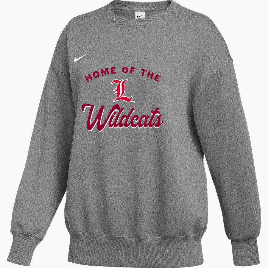 LOUISVILLE HIGH SCHOOL WILDCATS <span class="pdp-name-mascot">LOUISVILLE WILDCATS</span> Nike Women's Phoenix Fleece Pullover Crew