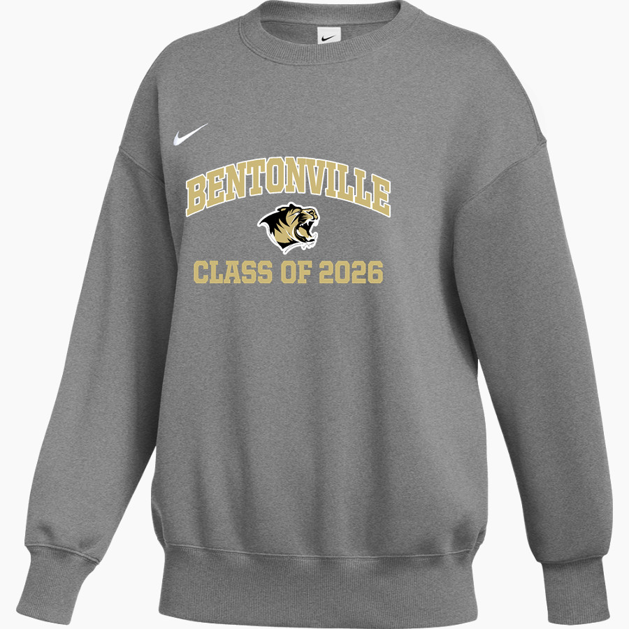 BENTONVILLE HIGH SCHOOL TIGERS <span class="pdp-name-mascot">BENTONVILLE TIGERS</span> Nike Women's Phoenix Fleece Pullover Crew