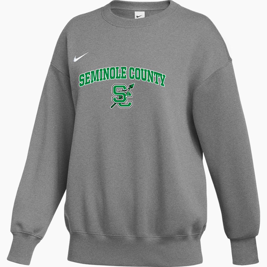 SEMINOLE COUNTY HIGH SCHOOL INDIANS Nike Women's Phoenix Fleece Pullover Crew