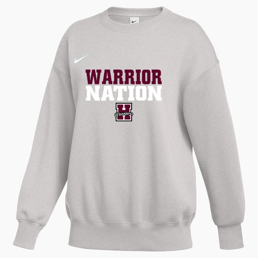 HAVRE DE GRACE HIGH SCHOOL WARRIORS <span class="pdp-name-mascot">HAVRE DE GRACE WARRIORS</span> Nike Women's Phoenix Fleece Oversized Pullover Crew