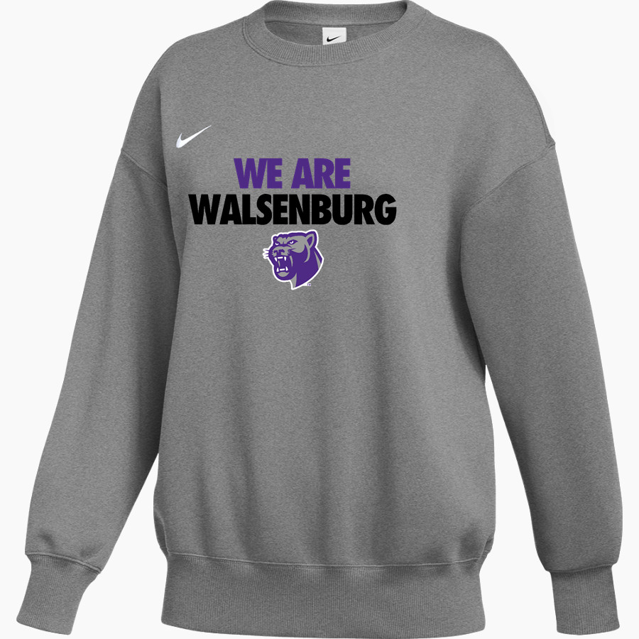 Walsenburg JR SR High School PANTHERS Nike Women's Phoenix Fleece Pullover Crew