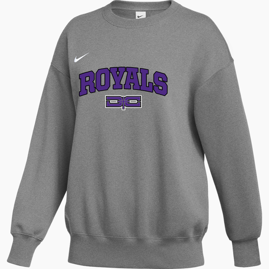 DELMARVA CHRISTIAN HIGH SCHOOL ROYALS <span class="pdp-name-mascot">DELMARVA CHRISTIAN ROYALS</span> Nike Women's Phoenix Fleece Pullover Crew