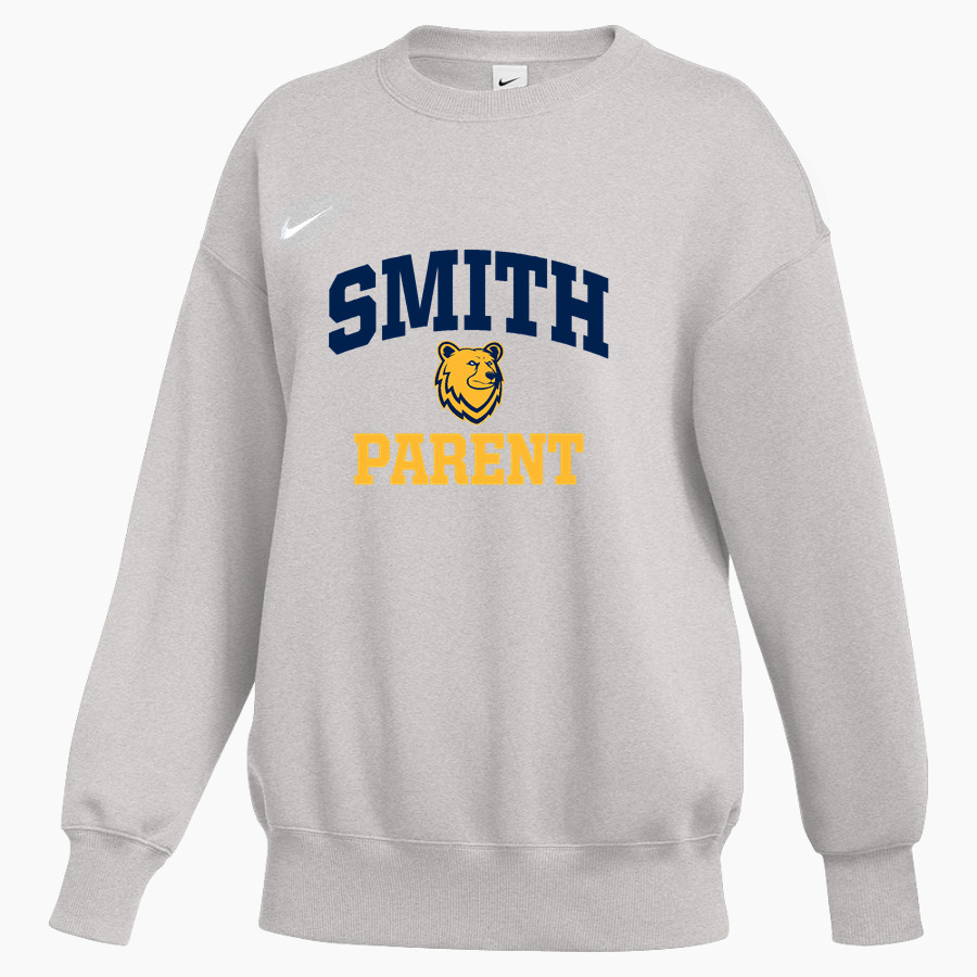 Smith Bears <span class="pdp-name-mascot">SMITH COLLEGE BEARS</span> Nike Women's Phoenix Fleece Oversized Pullover Crew